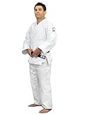 FUJI Double Weave Judo Gi, Thick Collar Cotton-Blend Judo Uniform