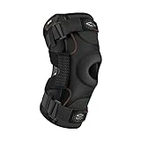 Shock Doctor Maximum Support Compression Knee Brace - For ACL/PCL Injuries, Patella Support, Sprains, Hypertension and More for Men and Women, Large, Black
