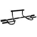 ProsourceFit Fit Multi-Grip Chin-Up/Pull-Up Bar, Heavy Duty Doorway Trainer for Home Gym