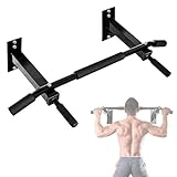 Yes4All Multifunctional Wall Mounted Pull Up Bar/Chin Up Bar Home Gym Workout Strength Training Equipment Large