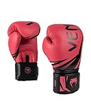 Venum Challenger 3.0 Boxing Gloves - Black/Coral-14oz