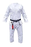 Your Jiu Jitsu Gear Brazilian Jiu Jitsu Uniform A2 White with FREE BJJ White Belt