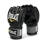 Everlast Pro Style MMA Grappling Gloves, Large/Xtra Large, (Black)