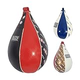 Ringside Apex Boxing Training Platform Speed Bag, Red/Black, Medium