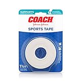 Johnson & Johnson Coach Sports Tape, 1.5 Inches by 10 Yards (Pack of 11)