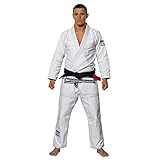 Fuji Suparaito BJJ GI Martial Arts Uniform, White, A4