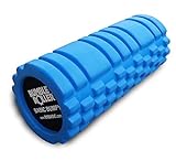 RumbleRoller Basic Bumpy Foam Roller, Solid Core EVA Foam Roller with Grid/Bump Texture for Deep Tissue Massage and Self-Myofascial Release