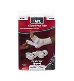 MUELLER Athletic Tape, 1.5' x 10yd Roll, White, 6 Pack