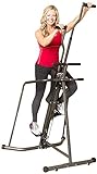 Body Champ Leisa Hart Cardio Vertical Stepper Climber / Includes Assembly Video, Meal Plan Guide, Workout Video access BCR890,Gray