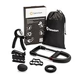 Tannion 6 Piece Forearm & Hand Grip Strengthener Set | Hand Strengthening Training Set | Finger and Wrist Strengthener With Adjustable Resistance | Strength Training Equipment