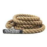 POWER GUIDANCE Climbing Rope, 1.5 Inch in Diameter, No Mounting Bracket Needed, Length Available 8, 10, 12, 15, 20, 25, 30, 35, 40, 50 Feet