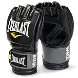 Everlast Pro Style MMA Grappling Gloves, Large/Xtra Large, (Black)