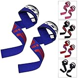 RDX Weight Lifting Straps - Padded Wrist Support Non Slip Flex Gel Grip - Great for Powerlifting, Bodybuilding, Gym Workout, Strength Training, Deadlifts & Fitness Workout