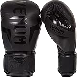 Venum Elite Boxing Gloves, Black, 16 oz