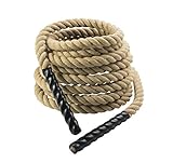 GYMENIST Battle Rope sisal (1.5 inches Thick x 50 Feet)