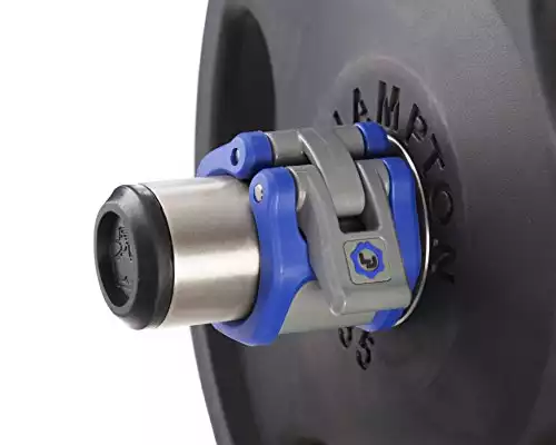 Lock-Jaw HEX 50mm / 2" Olympic Barbell Collar (Blue)