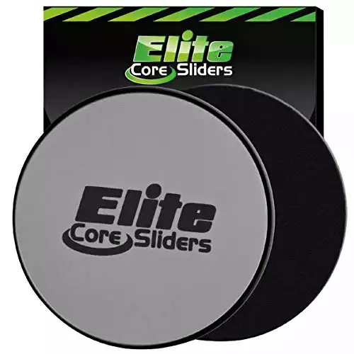 Elite Sportz Exercise Sliders are Double Sided and Work Smoothly on Any Surface. Wide Variety of Low Impact Exercise’s You Can Do. Full Body Workout, Compact for Travel or Home Ab Workout