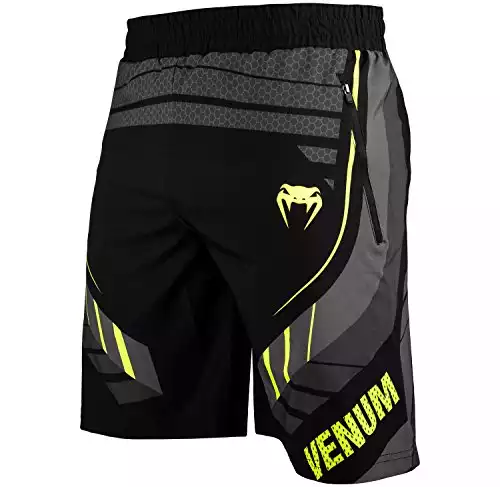 Venum Technical 2.0 Fitness Shorts - M, Black/Yellow, Medium