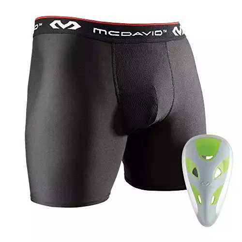 McDavid 9255 Performance boxers with Flex Cup, Large
