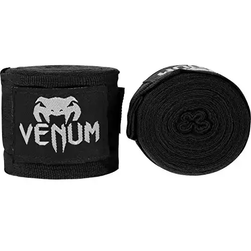 Venum Boxing Hand Wraps, Black, 4-Meter
