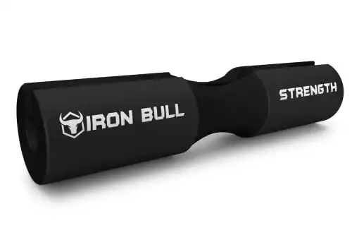 Iron Bull Strength Advanced Squat Pad - Barbell Pad for Squats, Lunges & Hip Thrusts - Neck & Shoulder Protective Pad Support