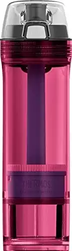 Thermos NSF/ANSI 53 Certified 22 Ounce Tritan Water Filtration Bottle, Pink