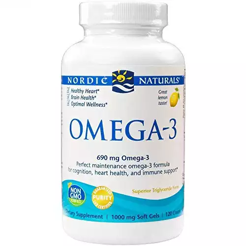 Nordic Naturals - Omega-3, Cognition, Heart Health, and Immune Support, 120 Soft Gels (FFP)