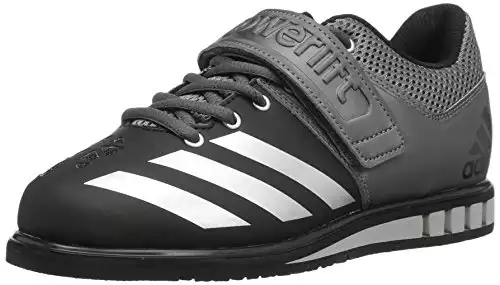 adidas Performance Men's Shoes | Powerlift.3 Cross-Trainer, Black/Metallic Silver/Neo Iron Metallic Fabric, 12.5 M US