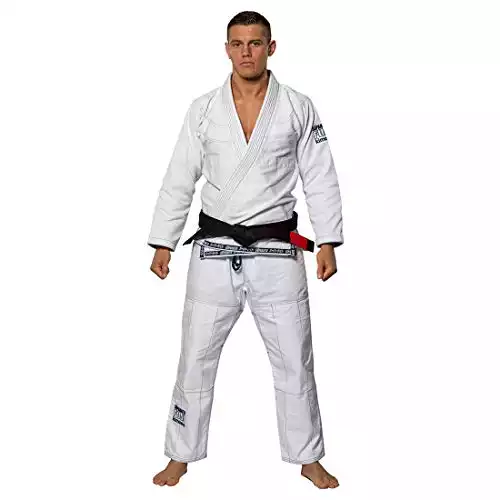 Fuji Suparaito BJJ GI Martial Arts Uniform, White, A4