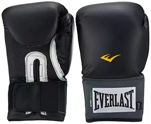 Pro Style Boxing Gloves-Black 16oz (PR)
