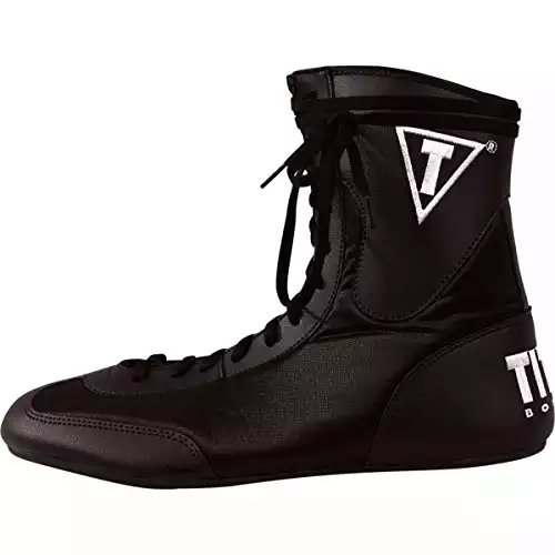 TITLE BOXING Speed-Flex Encore Mid Boxing Shoes, Black, 11