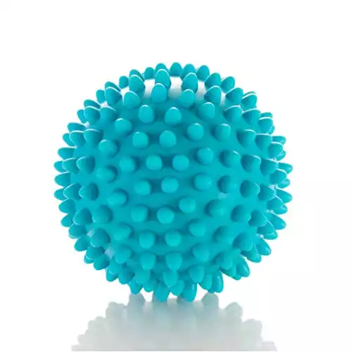 sport2people Rubber Yoga Massage Balls - Spiky and Lacrosse Balls to Improve Reflexology and Mobility - Deep Tissue Foot Massager, Trigger Point Roller for Myofascial Release and Plantar Fasciitis
