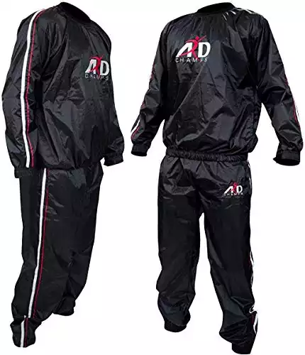 ARD-Champs Heavy Duty Sweat Suit Sauna Exercise Gym Suit Fitness Weight Loss Anti-Rip (3XL)
