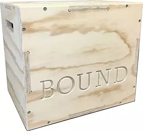 BOUND Plyo Box (16/20/24) 3-in-1 Wood Puzzle Plyometric Box - Training, MMA, or Plyometric Agility - Jump Box, Plyobox, Plyo Box, Plyometric Box, Plyometrics Box