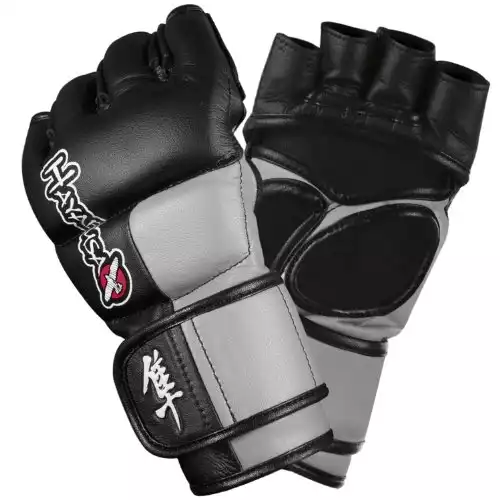 Hayabusa Tokushu MMA Gloves, Black/Slate Grey, X-Large