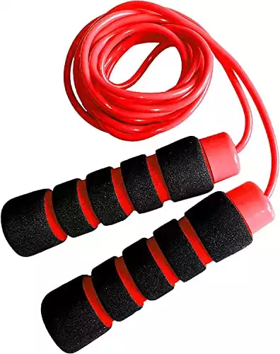 Limm Adjustable Jump Rope for Workout - All-Purpose Exercise Jump Rope Kids & Adults Love with Tangle-Free, Comfortable Foam Handles - Best Slimming, Cardio & Endurance Training