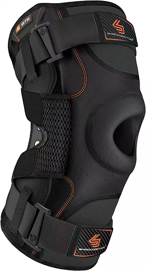 Hinged Knee Brace: Shock Doctor Maximum Support Compression Knee Brace - for ACL/PCL Injuries, Patella Support, Sprains, Hypertension and More for Men and Women